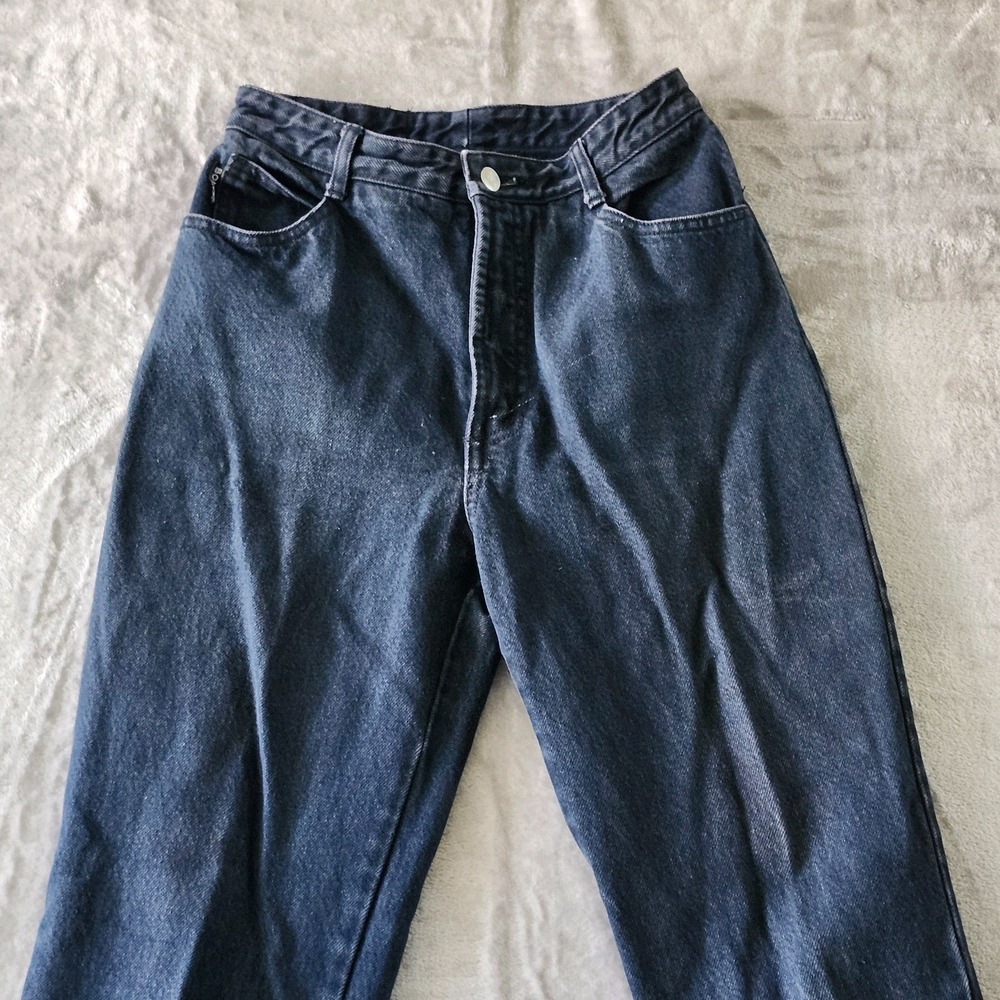 Vintage BONGO Size 5 High Rise Mom Jeans Tapered Leg Denim Gene Montesano USA - Picture 2 of 14